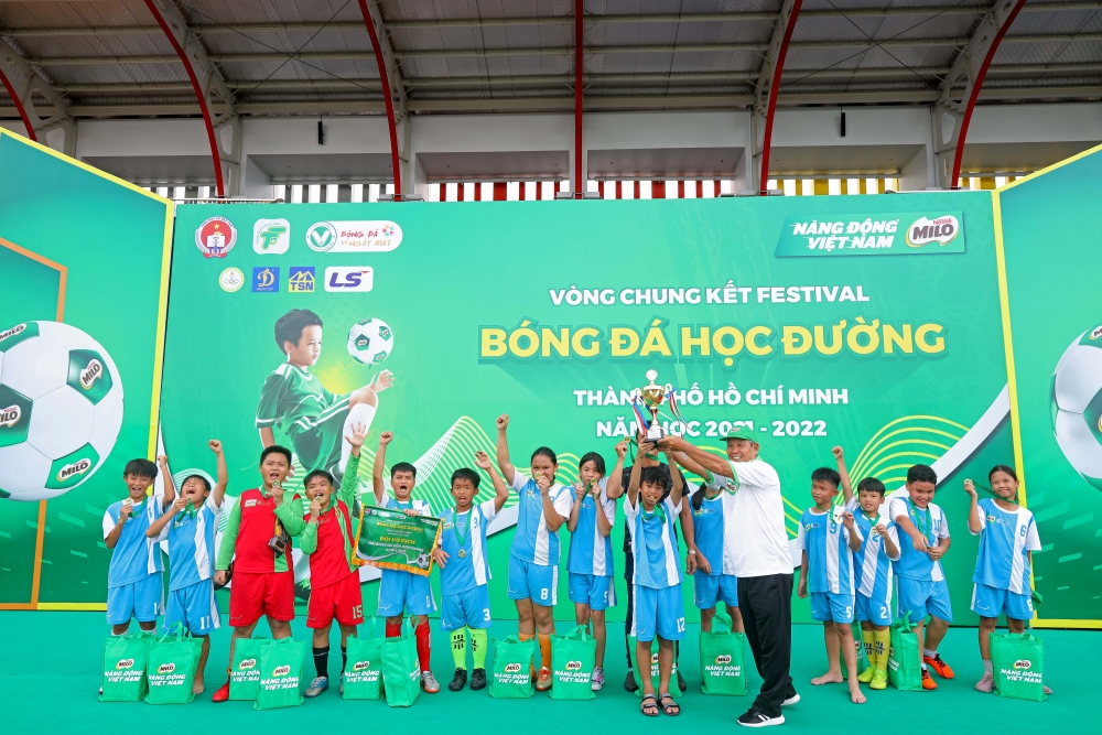 Hơn 150 đội bóng tham gia tranh tài tại Vòng chung kết Festival Bóng đá học đường TP.HCM năm học 2021-2022