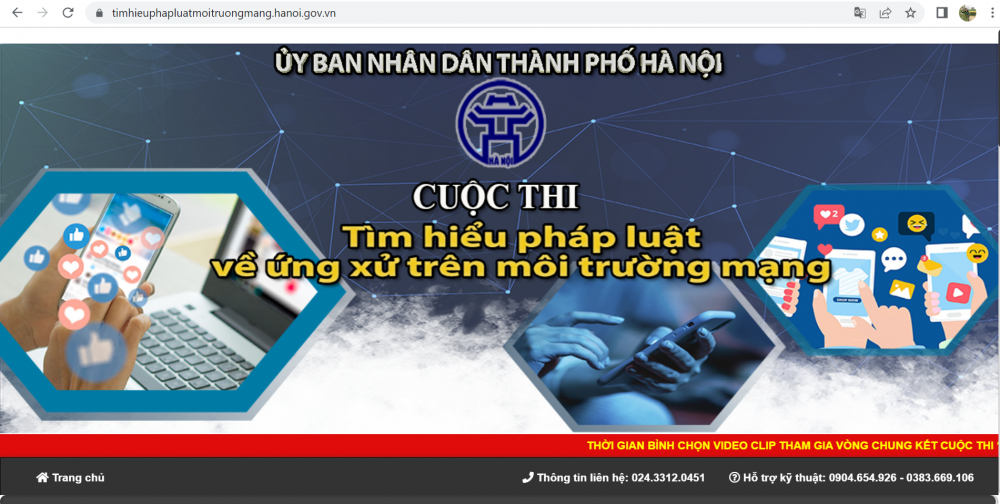 Hà Nội triển khai cuộc thi “Tìm hiểu pháp luật về ứng xử trên môi trường mạng”