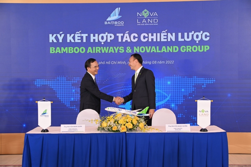 Bamboo Airways và Novaland ký kết hợp tác chiến lược, gia tăng giá trị cho khách hàng