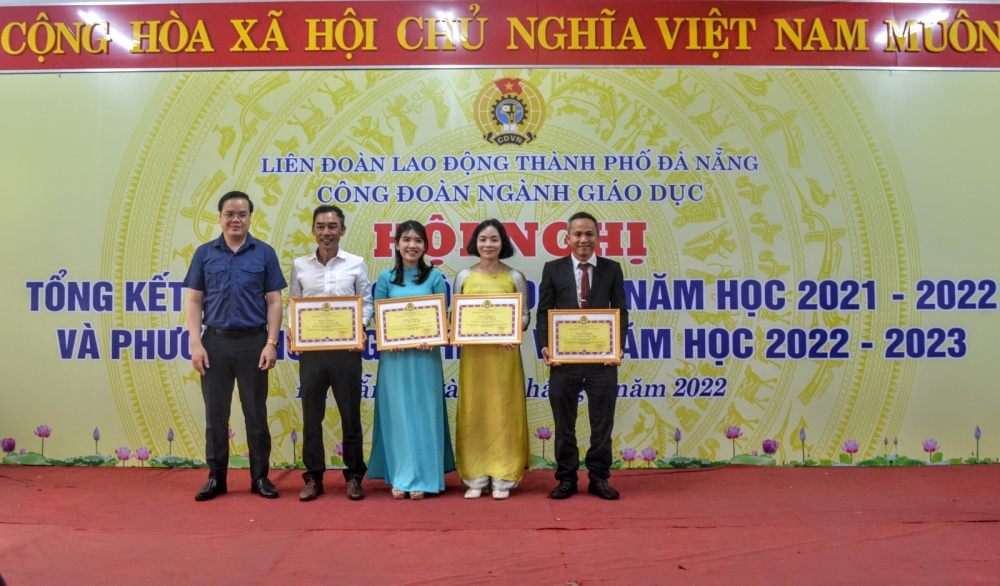 Công đoàn ngành Giáo dục Đà Nẵng phát triển 243 đoàn viên mới trong năm học 2021-2022