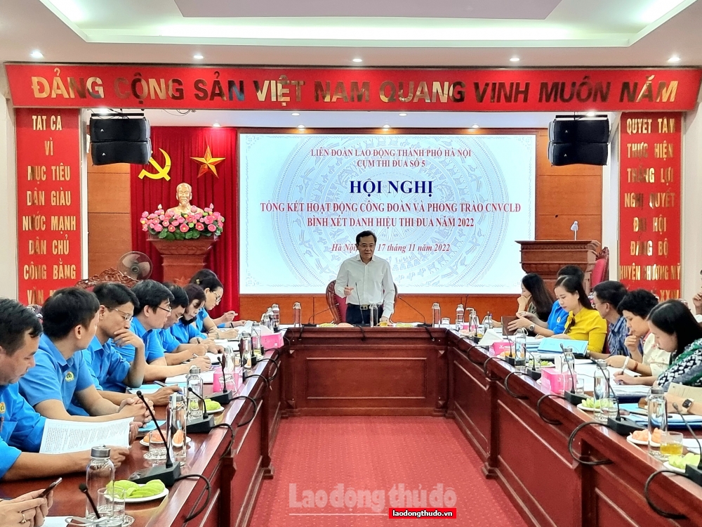 Cụm thi đua số 5 LĐLĐ Thành phố: Chủ động sáng tạo, không ngừng đổi mới phương thức hoạt động