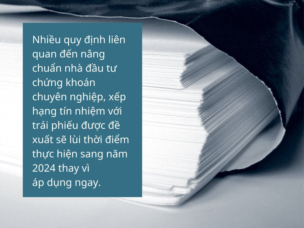 Bộ Tài chính đề xuất lùi thời gian áp dụng tiêu chuẩn nhà đầu tư chứng khoán chuyên nghiệp sang năm 2024