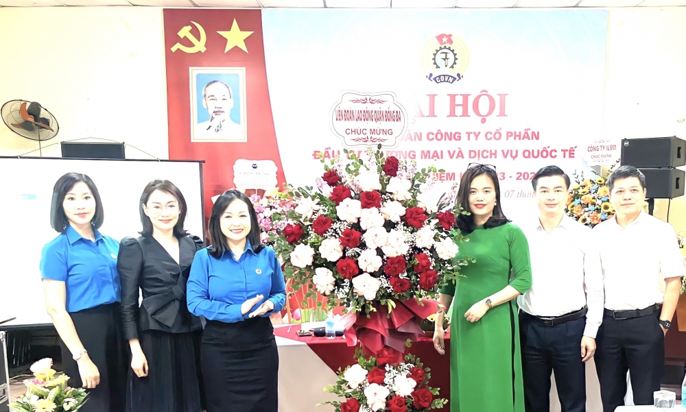 Đại hội Công đoàn Công ty cổ phần Đầu tư Thương mại và Dịch vụ Quốc tế thành công tốt đẹp