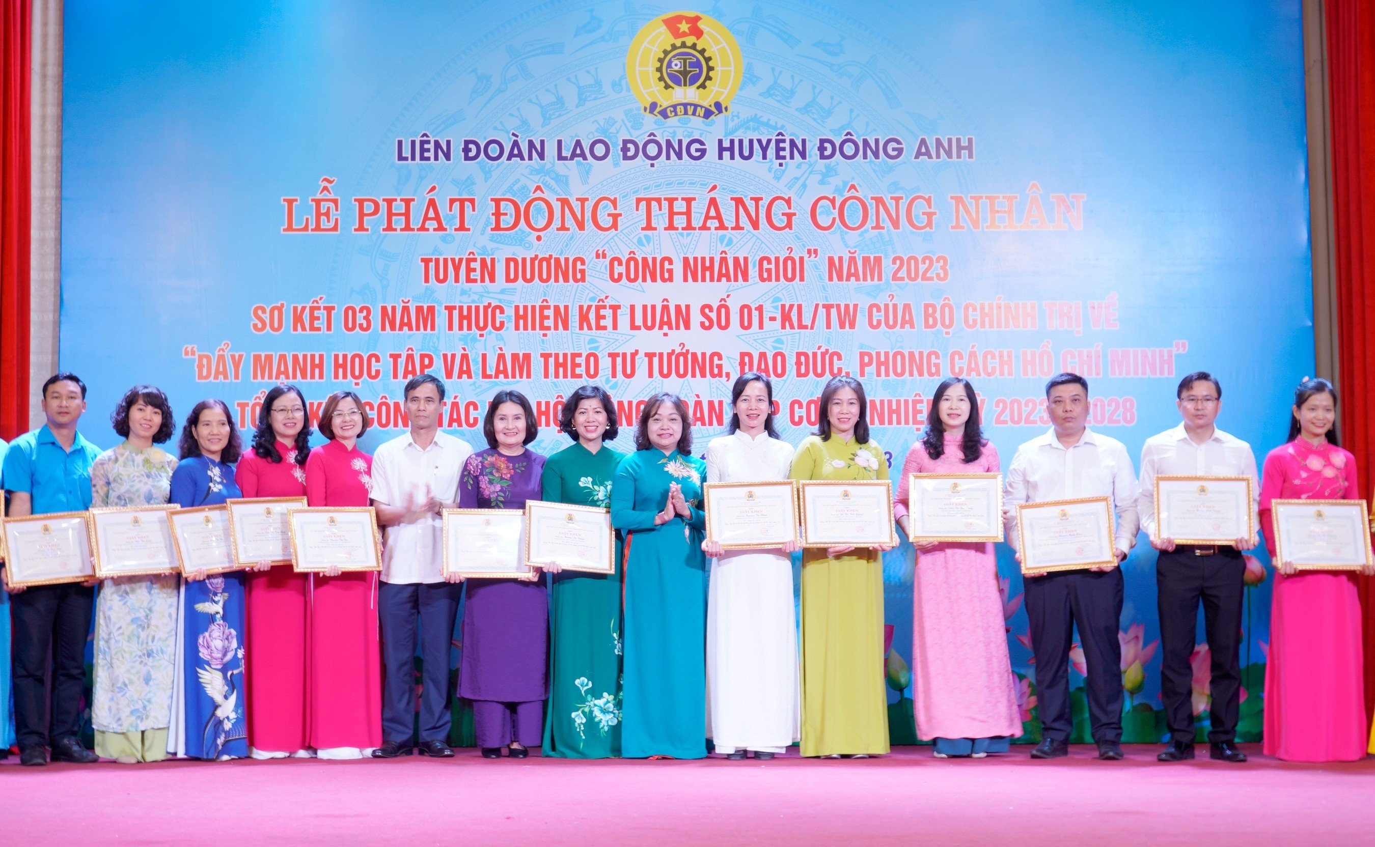 Liên đoàn Lao động huyện Đông Anh phát động Tháng Công nhân năm 2023