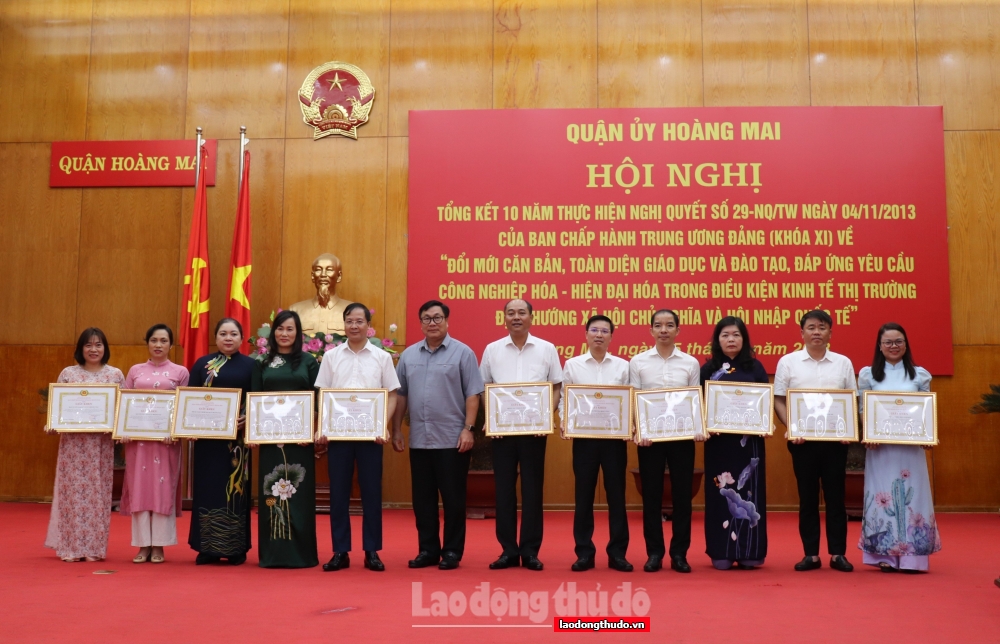 Quận Hoàng Mai: Đầu tư bài bản, khoa học cho giáo dục và đào tạo