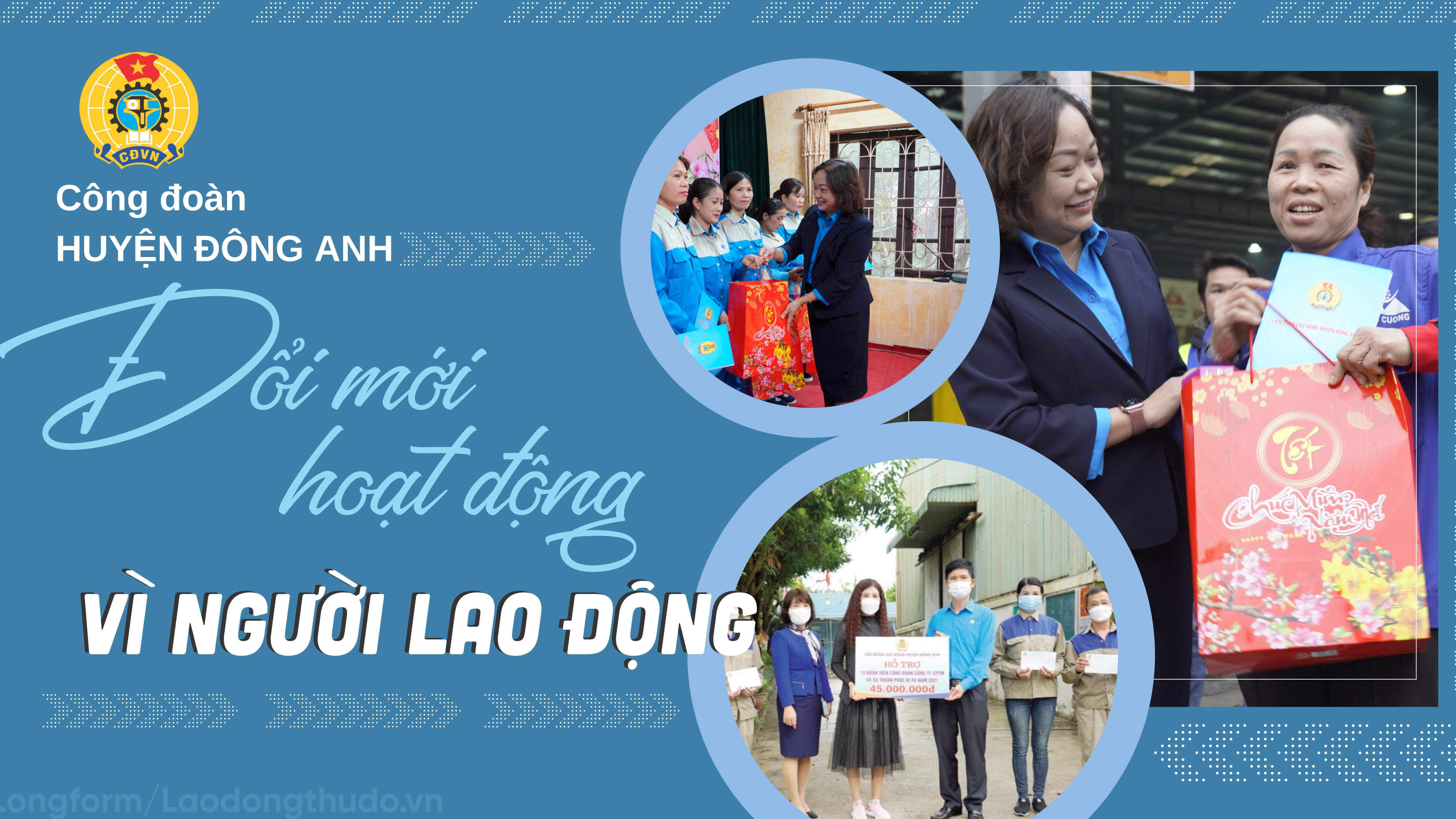 Công đoàn huyện Đông Anh: Đổi mới hoạt động vì người lao động