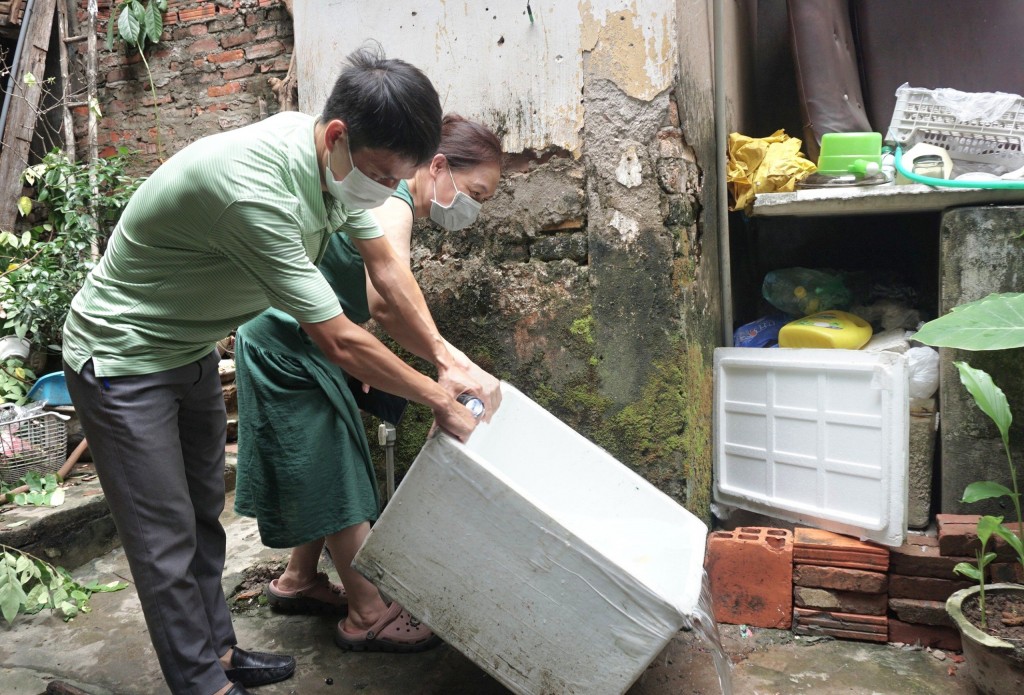 Quyết liệt các biện pháp phòng bệnh sốt xuất huyết