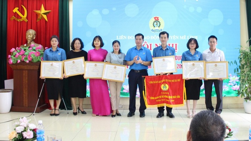 LĐLĐ huyện Mê Linh tổng kết hoạt động công đoàn khối Giáo dục năm học 2022 - 2023