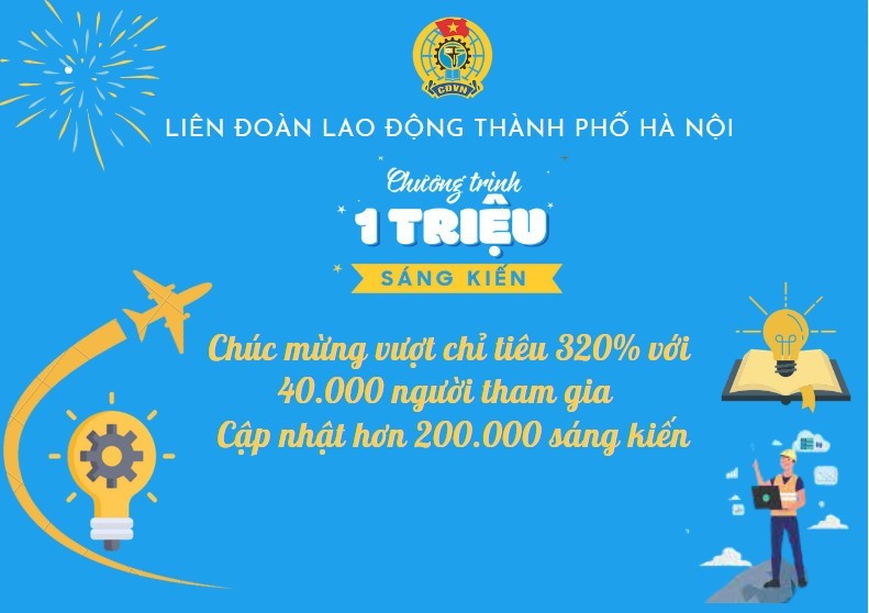 Hà Nội hoàn thành xuất sắc Chương trình “1 triệu sáng kiến”