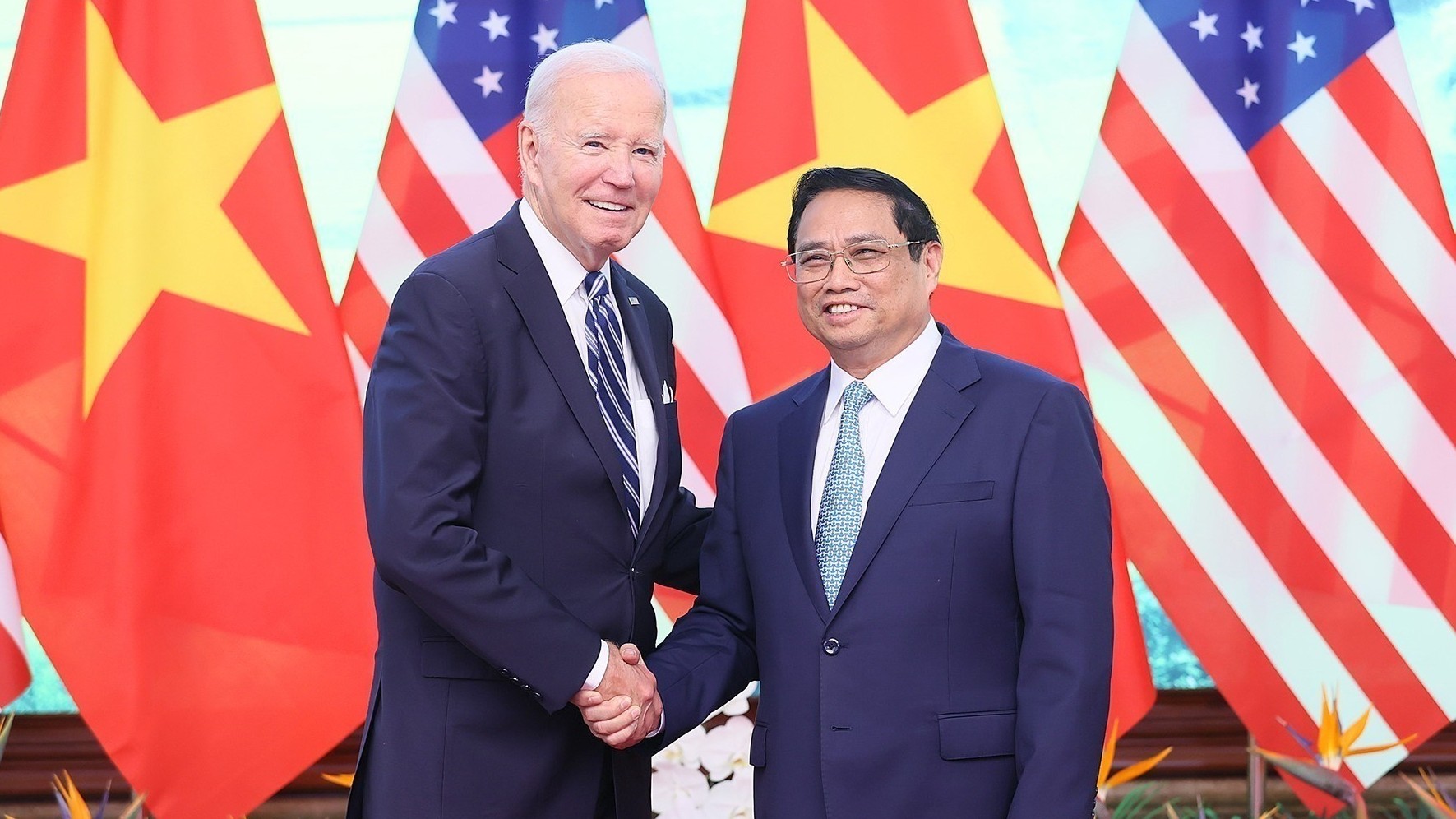 Thủ tướng Phạm Minh Chính hội kiến Tổng thống Hoa Kỳ Joe Biden