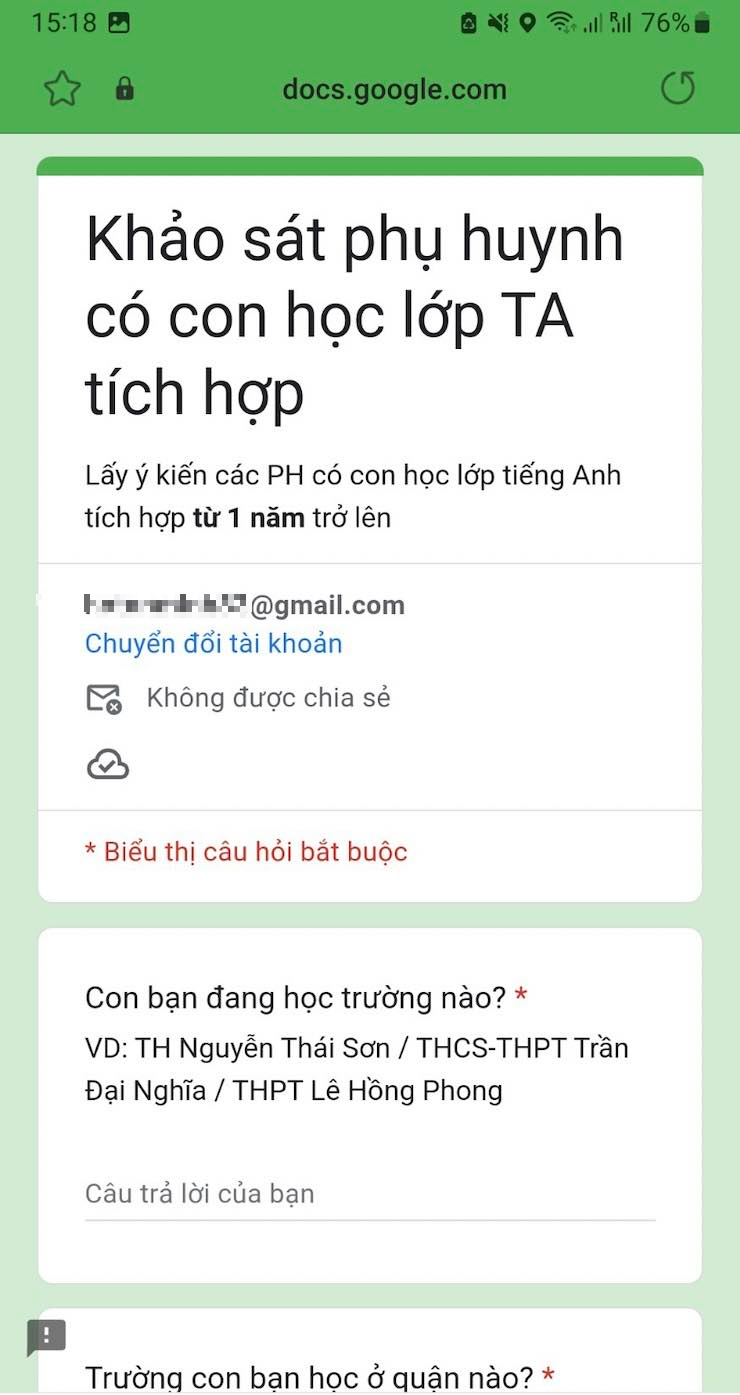 TP.HCM: Cảnh báo đường link thu thập thông tin phụ huynh, học sinh bất hợp pháp