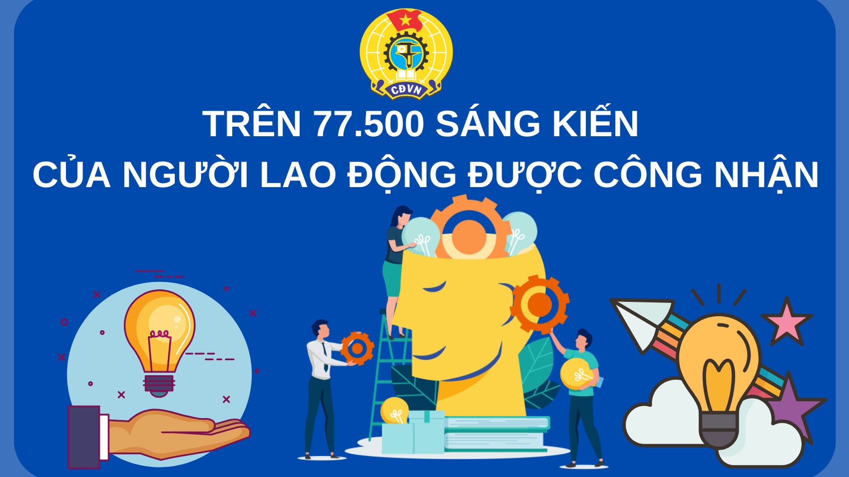 Infographic: Trên 77.500 sáng kiến của người lao động được công nhận