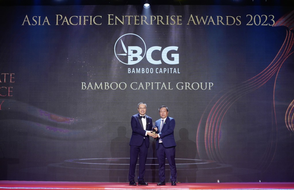 Bamboo Capital và Tracodi nhận giải Doanh nghiệp xuất sắc Châu Á 2023