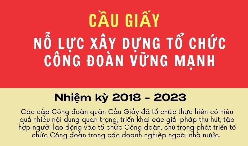 Cầu Giấy: Nỗ lực xây dựng tổ chức Công đoàn vững mạnh