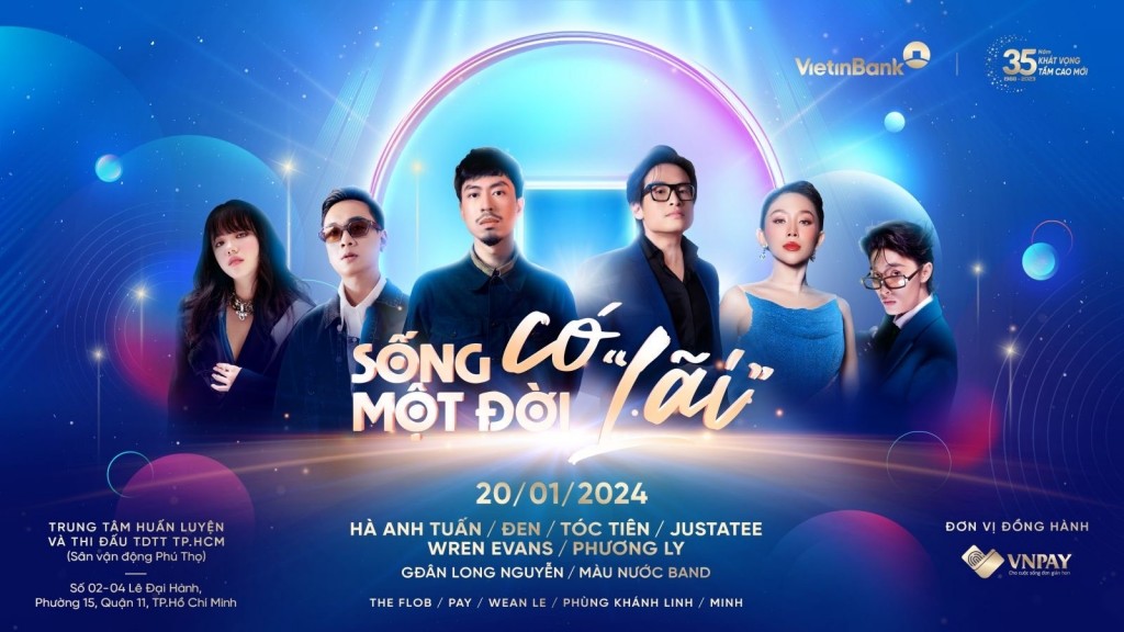 Dàn nghệ sĩ “khủng” của showbiz góp mặt trong concert của VietinBank