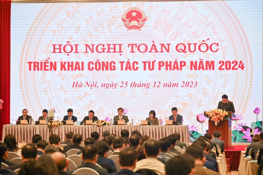 Năm 2023, nhiều lĩnh vực công tác tư pháp đạt kết quả nổi bật