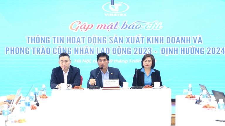 Vinatex vượt khó phát triển sản xuất kinh doanh, chăm lo người lao động