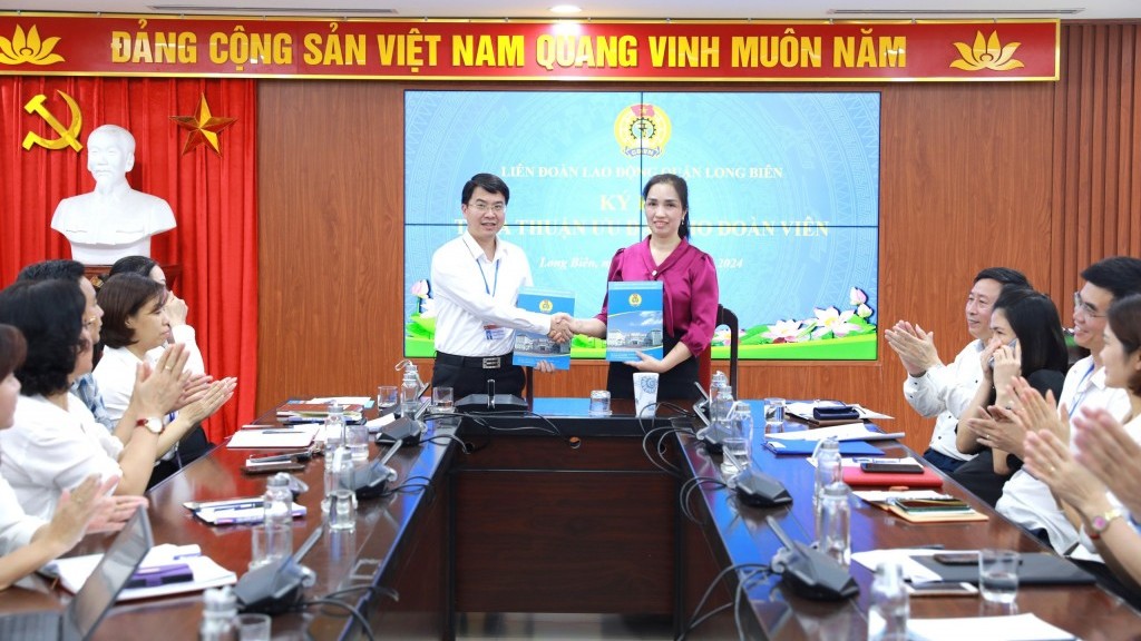 Đoàn viên Công đoàn quận Long Biên được mua hàng giảm giá từ 30-42,8%