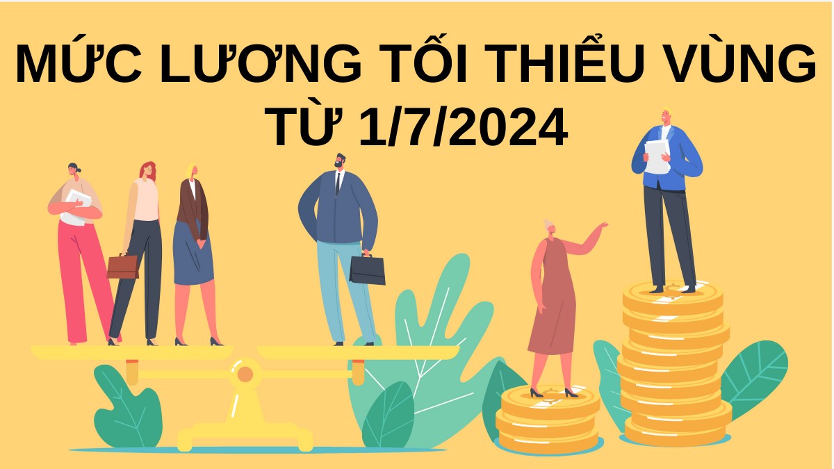 Đề xuất mức lương tối thiểu vùng từ 1/7/2024