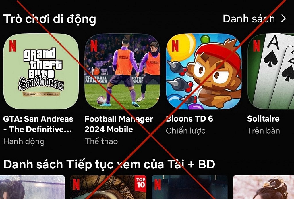 Netflix không dừng phát hành game không phép sẽ bị xử lý