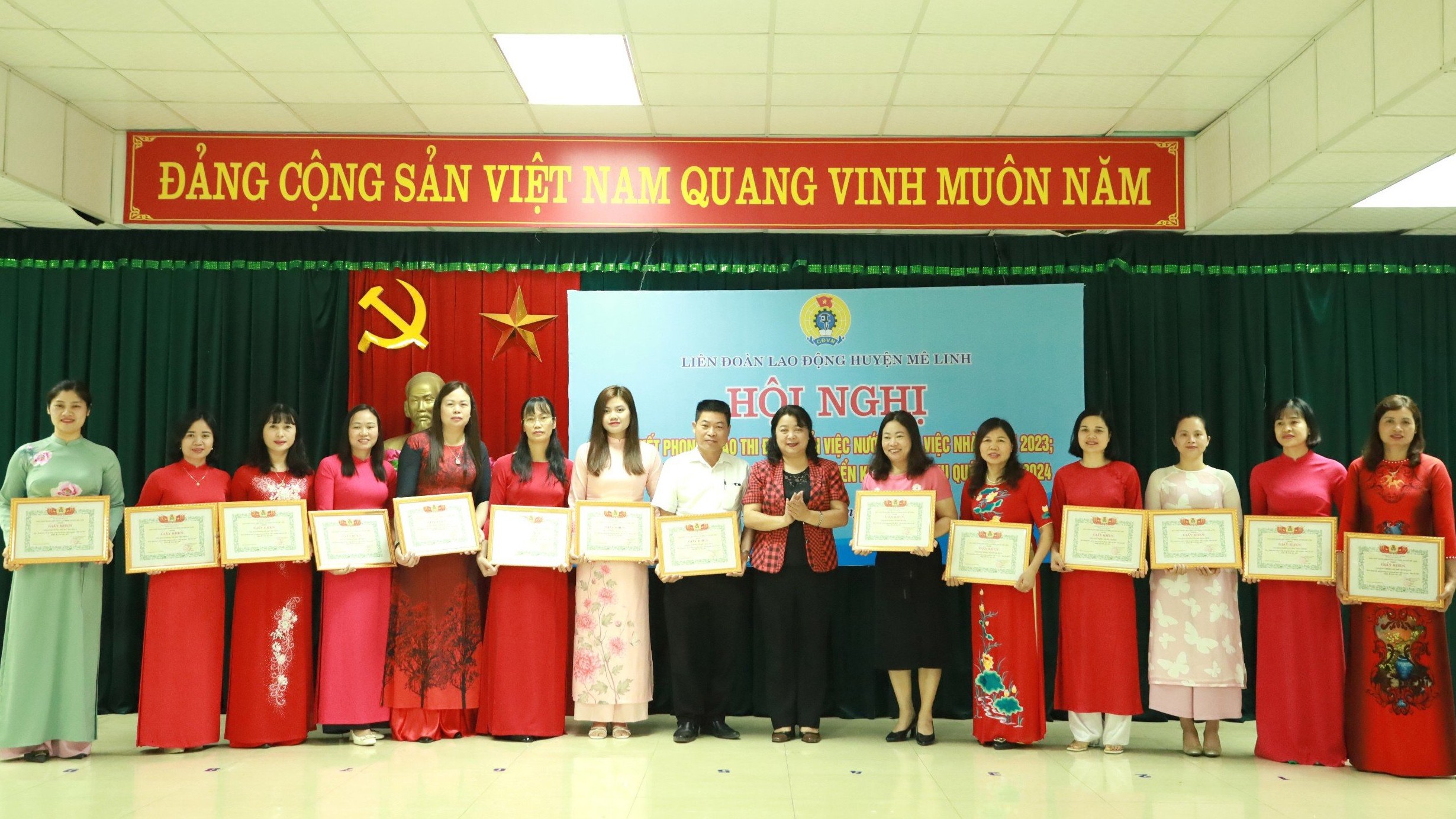 LĐLĐ huyện Mê Linh triển khai hiệu quả phong trào thi đua “Giỏi việc nước, đảm việc nhà”