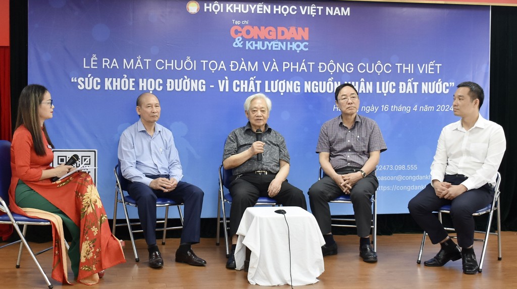 Ra mắt Chuỗi toạ đàm và phát động Cuộc thi viết “Sức khoẻ học đường - Vì chất lượng nguồn nhân lực đất nước”