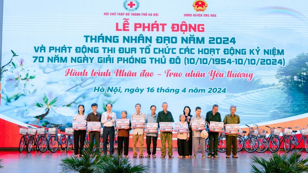 Phát động Tháng Nhân đạo năm 2024 với chủ đề “Hành trình nhân đạo - Trao nhận yêu thương”