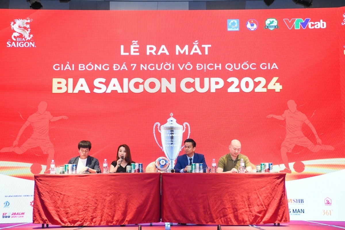 Khởi động Giải bóng đá 7 người vô địch quốc gia 2024 - Bia Saigon Cup 2024