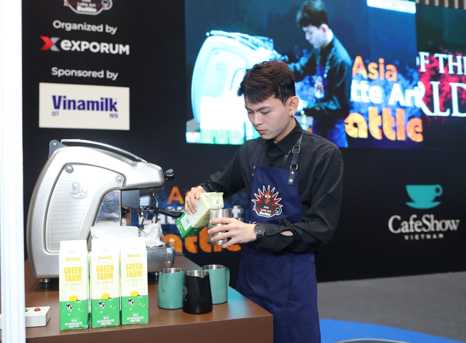 Vinamilk khẳng định vị thế trong pha chế tại đấu trường quốc tế Asia Latte Art