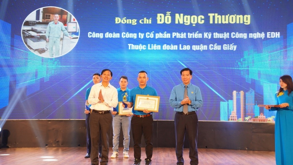 Lễ tuyên dương “Công nhân giỏi Thủ đô năm 2024”