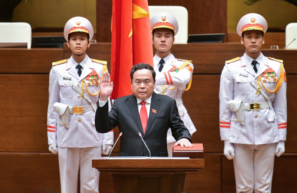 Chủ tịch Quốc hội Trần Thanh Mẫn tuyên thệ nhậm chức