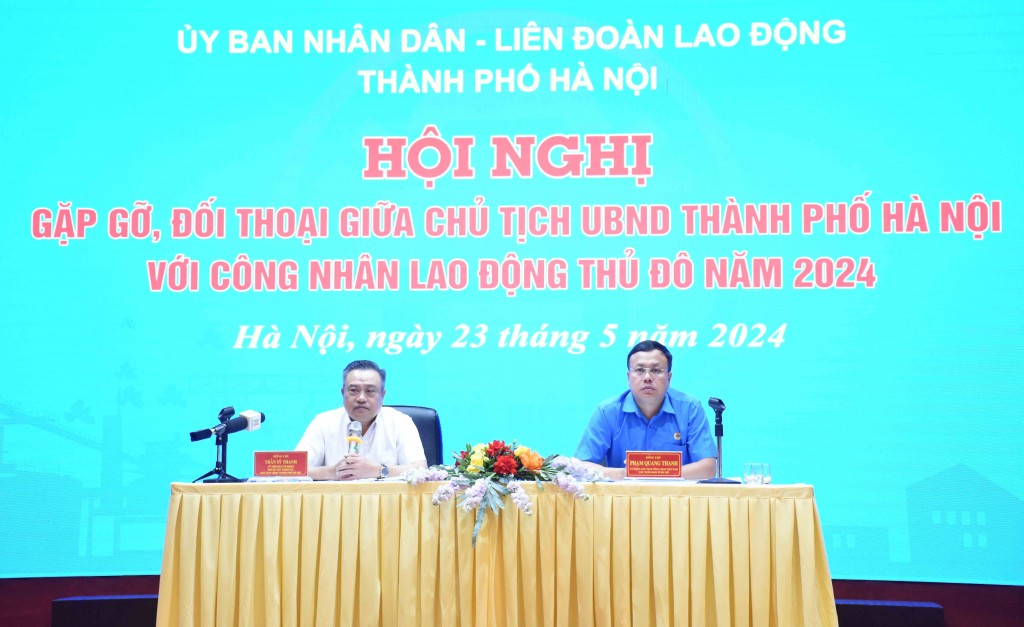 TRỰC TUYẾN: Chủ tịch UBND thành phố Hà Nội lắng nghe tâm tư, nguyện vọng của công nhân lao động