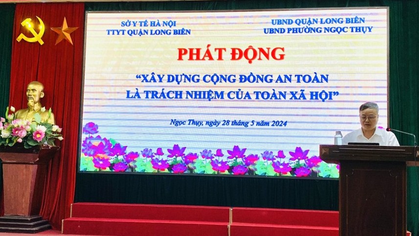 Long Biên phát động xây dựng cộng đồng an toàn