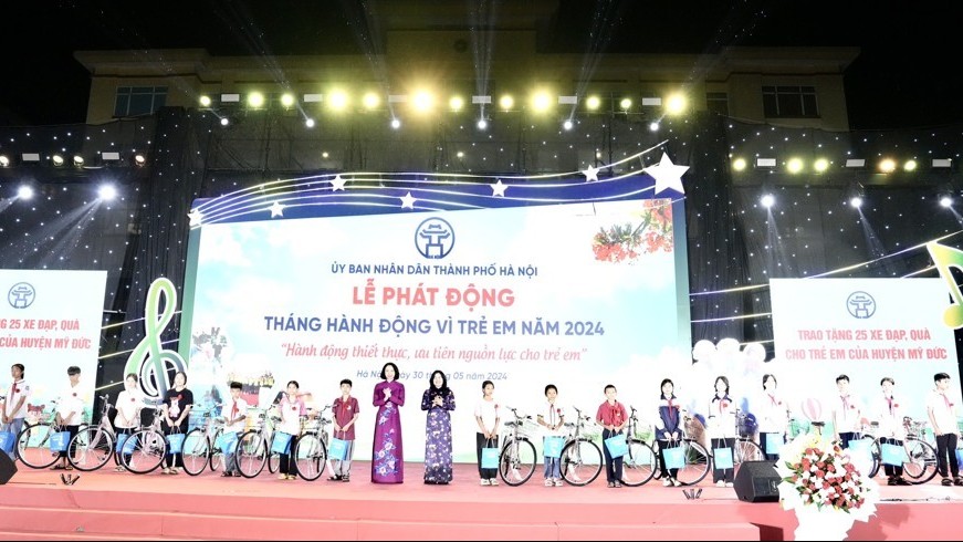 Hà Nội phát động Tháng hành động vì trẻ em năm 2024