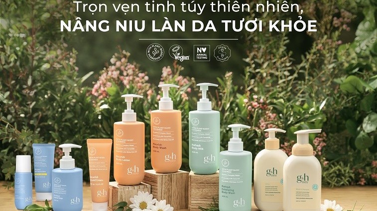 Amway Việt Nam ra mắt dòng sản phẩm chăm sóc cơ thể g&h mới