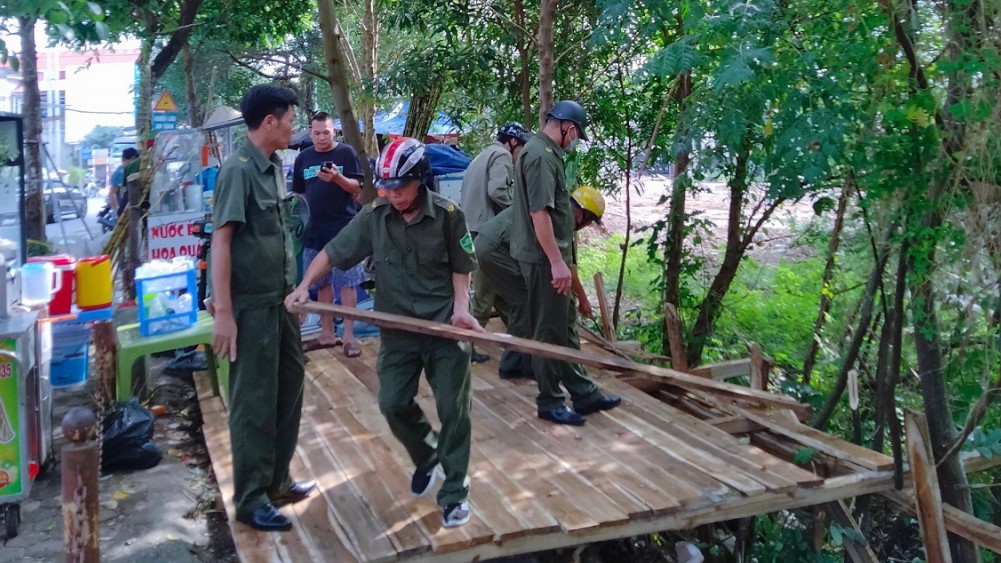 Huyện Thạch Thất xử lý nghiêm vi phạm về trật tự đô thị