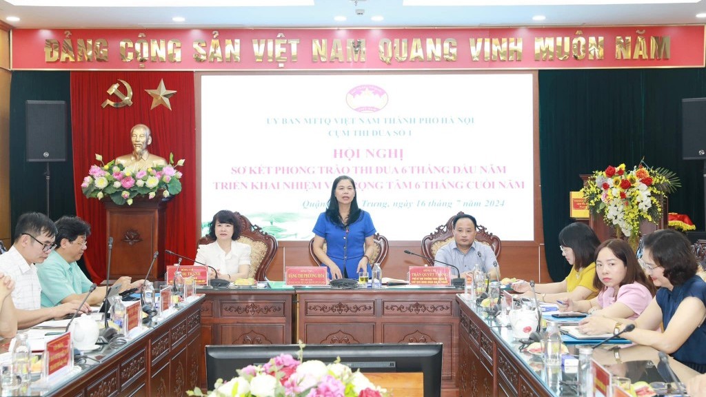 Cụm thi đua số 1 MTTQ Việt Nam thành phố Hà Nội: Thi đua sôi nổi, đạt được nhiều kết quả tốt