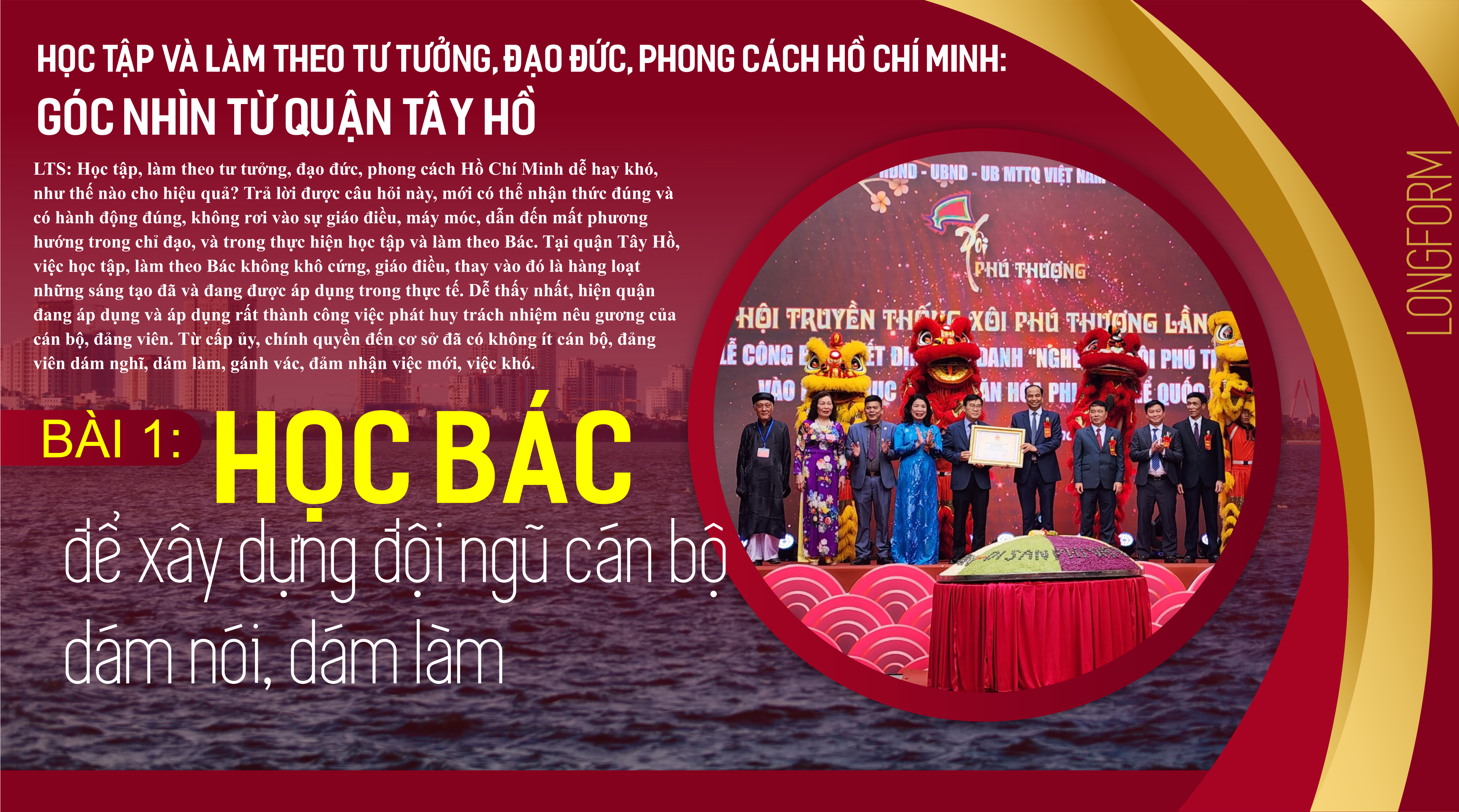 Bài 1: Học Bác để xây dựng đội ngũ cán bộ dám nói, dám làm