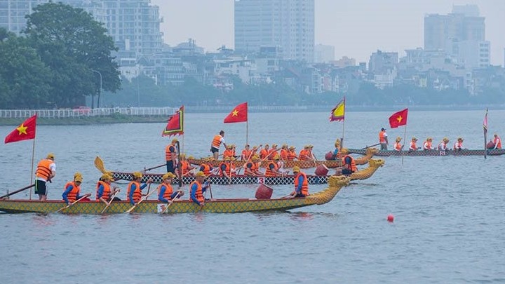 Giải Bơi chải Thuyền rồng Hà Nội mở rộng năm 2024 quy mô nhất từ trước tới nay