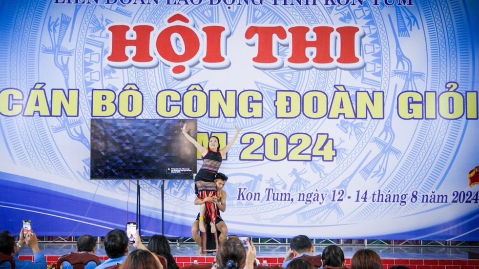 Kon Tum: Sôi nổi Hội thi cán bộ công đoàn giỏi năm 2024