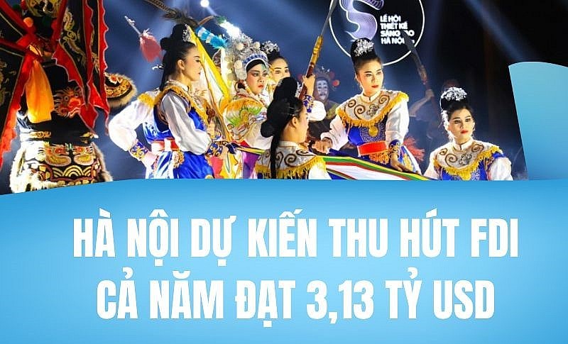 Hà Nội dự kiến thu hút FDI cả năm đạt 3,13 tỷ USD