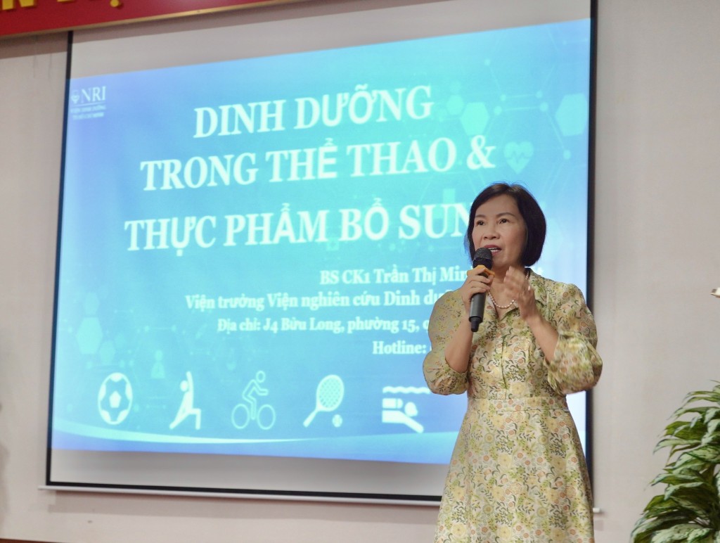 Quỹ Phát triển Tài năng Việt tài trợ khóa học dinh dưỡng cho các vận động viên