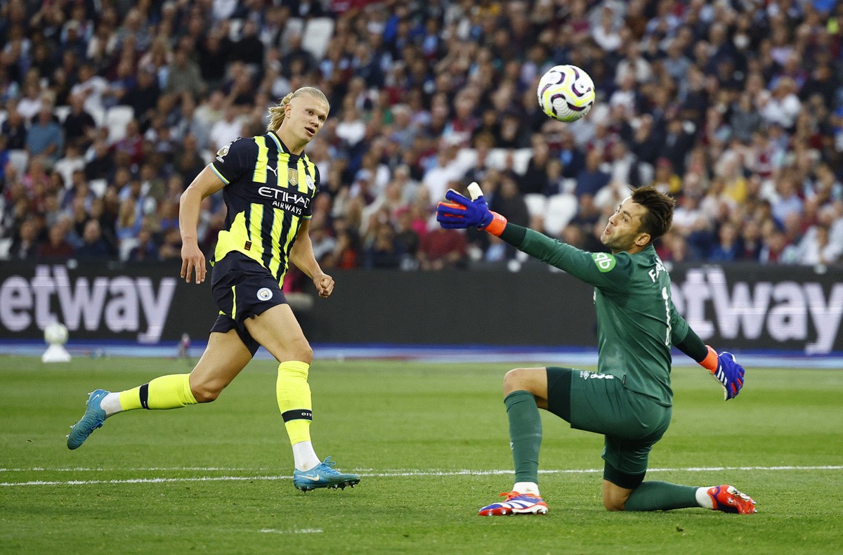 Haaland lập hat-trick, giúp Man City giành chiến thắng trước West Ham