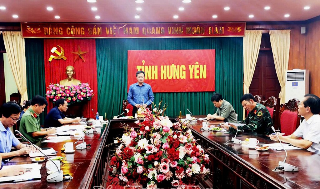 Hưng Yên: Tập trung cao độ công tác phòng, chống lụt và khắc phục hậu quả bão số 3