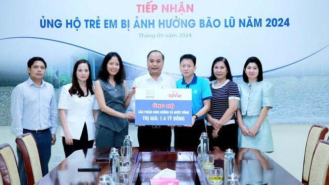 Nestlé hỗ trợ các địa phương bị ảnh hưởng bởi bão lũ