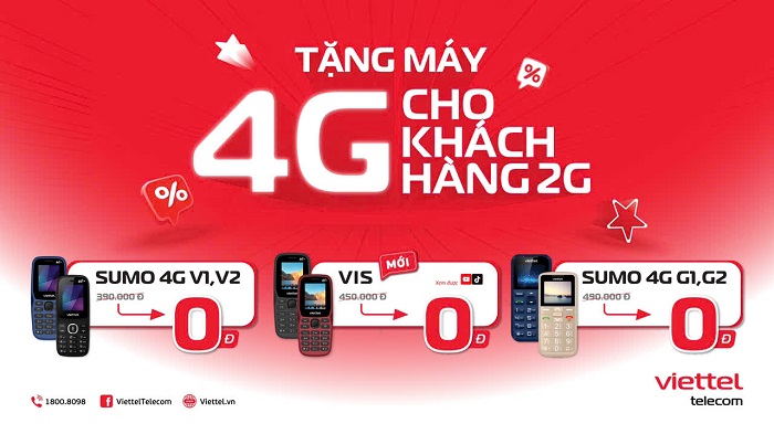 Viettel hỗ trợ chuyển đổi máy 4G miễn phí cho toàn bộ khách hàng