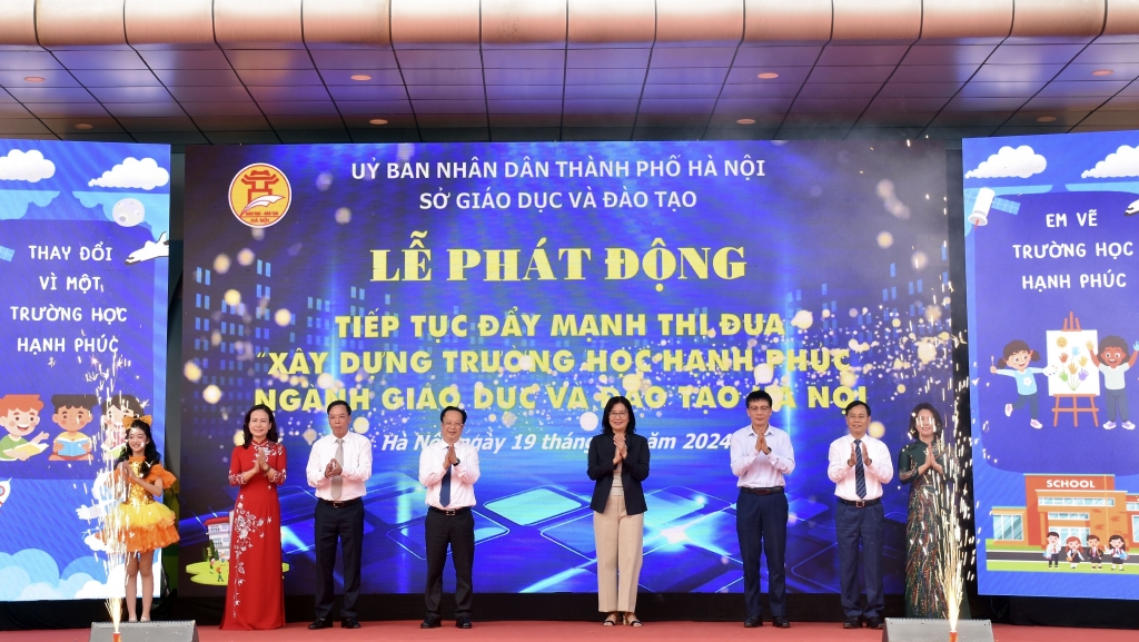 Ngành GD&ĐT Hà Nội đẩy mạnh thi đua xây dựng Trường học hạnh phúc