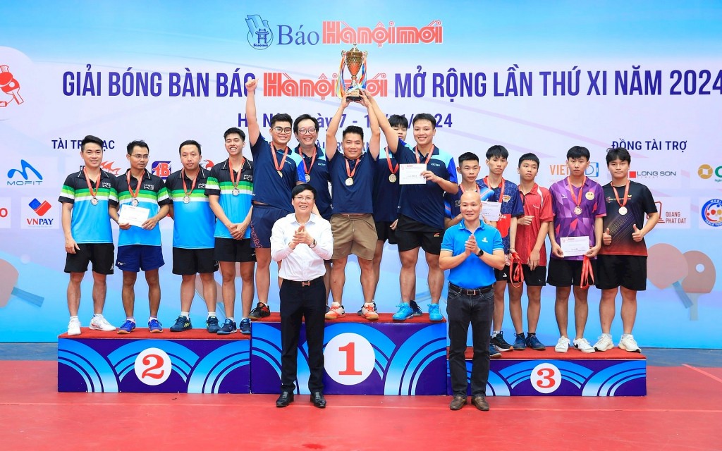 Bế mạc Giải Bóng bàn tranh Cúp Báo Hànộimới lần thứ XI năm 2024