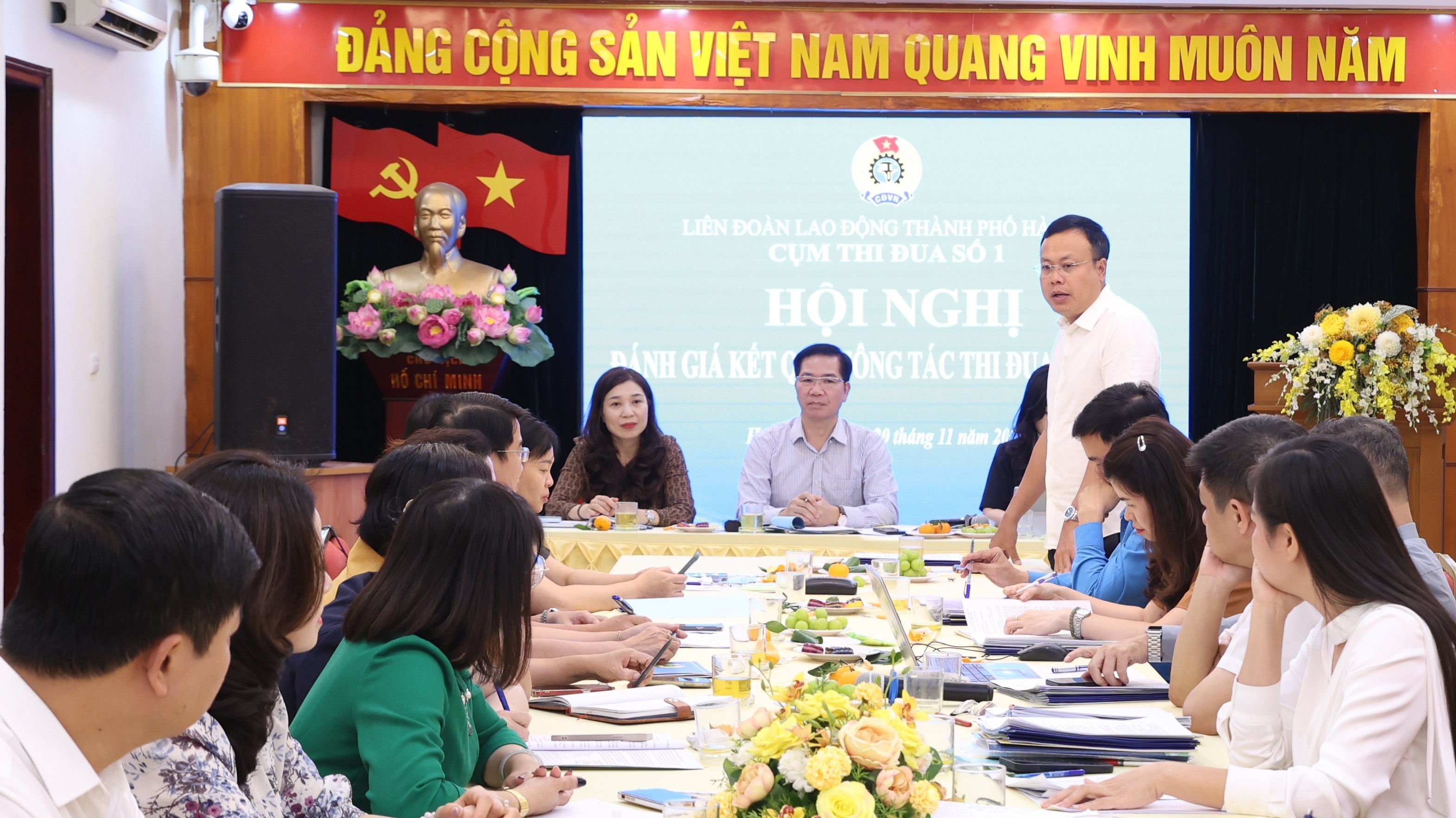 Cụm thi đua số 1 thực hiện tốt công tác thương lượng, ký kết Thỏa ước lao động tập thể