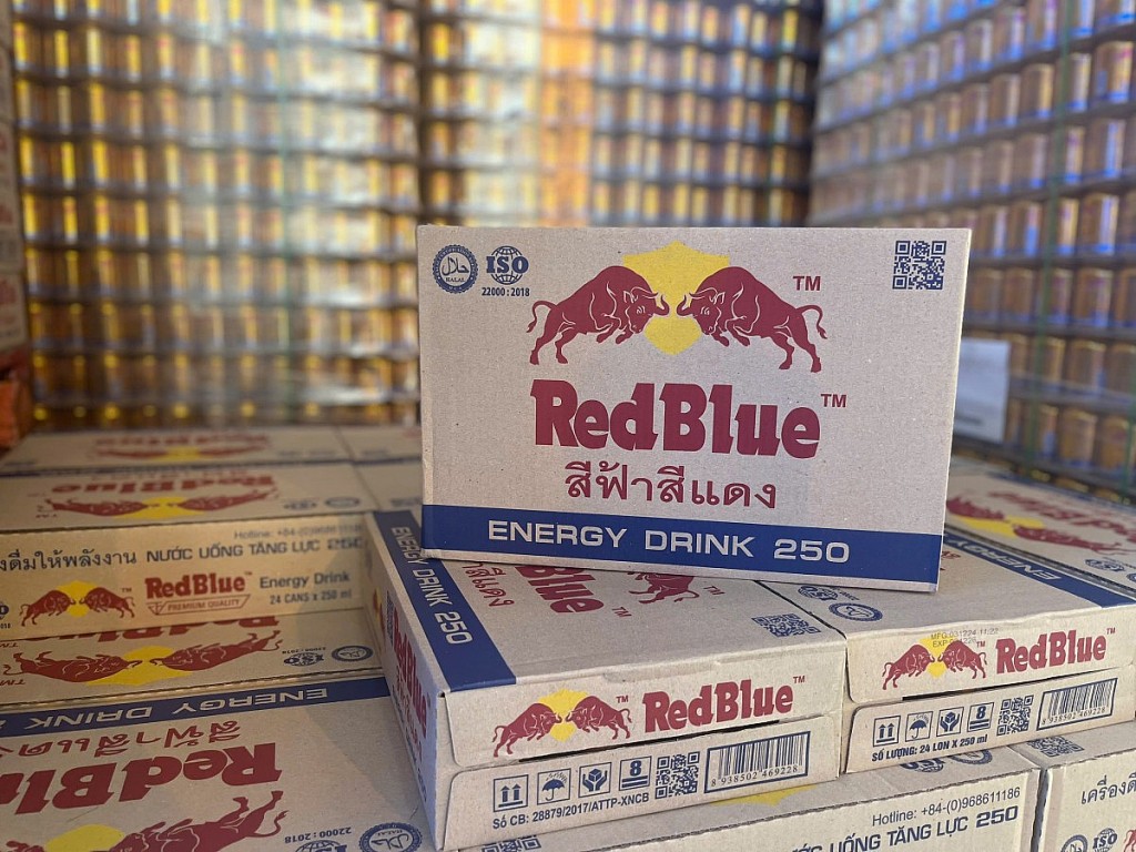 Thu giữ trên 200.000 lon Bò húc xâm phạm quyền nhãn hiệu RedBull